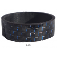 カラーパターン付きカーボンデコレーションリング/CB7.5(ブルー)